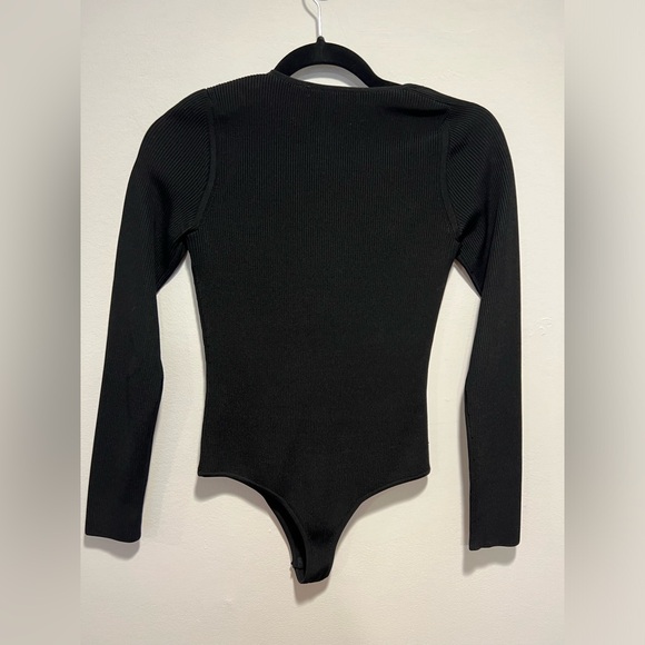 Cushnie Et Ochs - Vivienne Asymmetric Body Suit in Black - Picture 5 of 9